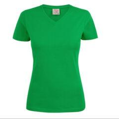 t-shirt heavy dames groen